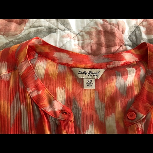 Lucky Brand Sleeveless Button-down Blouse- XS - Picture 4 of 5